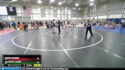 68 lbs Champ. Round 2 - Aspen Barber, CO vs Katerina Lange, MN