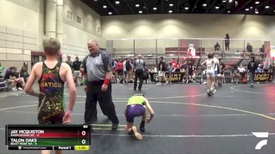 80 lbs Finals (8 Team) - Jay McQuiston, Ragin Raisins WC vs Talon Oaks, Beast Mode WA