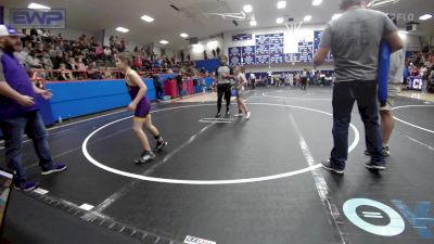 83-90 lbs Rr Rnd 1 - Greysen Parnell, Harrah Little League Wrestling vs Wyatt Hall, Bristow Wrestling Club