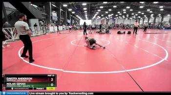 110 lbs Rd# 7- 10:45am Saturday Final Pool - Dakota Anderson, Agression Legionaries vs Nolan Seman, Minnesota Funky Singlets