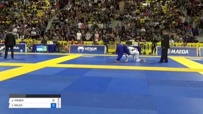 JOSHUA HINGER vs YAGO SOUZA 2018 World IBJJF Jiu-Jitsu Championship