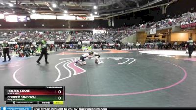 98 lbs Quarterfinal - Holten Crane, Bishop Kelly vs Cooper Sandoval, McQueen Nevada