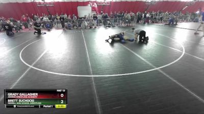 132 lbs Cons. Round 2 - Brett Suchocki, Merrill High School Wrestling vs Grady Gallagher, Askren Wrestling Academy