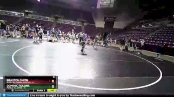 84 lbs Round 1 (10 Team) - Braxton Smith, Bear Cave Wrestling Club vs Dominic Rollins, Pueblo All Stars