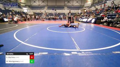 88-92 lbs Quarterfinal - Giovanni Barteau, El Reno Wrestling Club vs Maverick Montgomery, Skiatook Youth Wrestling