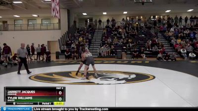 157 lbs Quarterfinal - Jarrett Jacques, Missouri vs Tyler Williams, Drexel