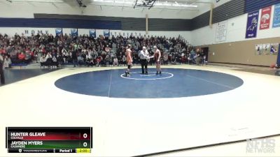 152 lbs Quarterfinal - Hunter Gleave, Colville vs Jayden Myers, Cashmere