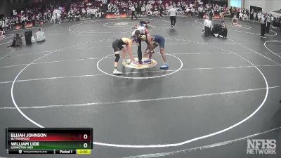 5A 150 lbs Quarterfinal - Elijah Johnson, Blythewood vs William Lide, Lexington High