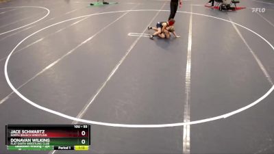 93 lbs Cons. Round 2 - Donavan Wilking, Flat Earth Wrestling Club vs Jace Schwartz, North Branch Wrestling