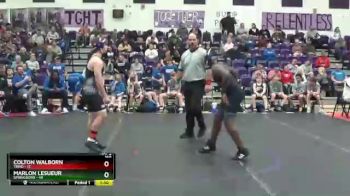 160 lbs Round 2 (6 Team) - Marlon Lesueur, Springboro vs Colton Walborn, Triad