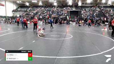 70 lbs Cons. Semi - Koen Miller, Norton Wrestling Club vs Dominick Swenson, Yankton Jr Bucks