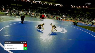 70 lbs Quarterfinal - Logan Tuck, Apex vs Joseph Fontanetta, Olympic