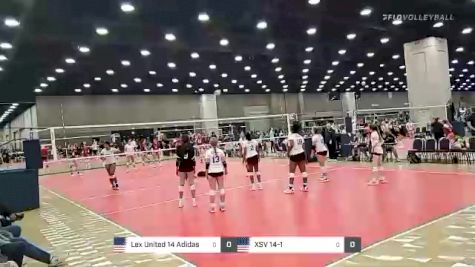 Lex United 14 Adidas vs XSV 14-1 - 2022 JVA World Challenge presented by Nike - Expo Only