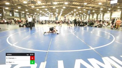 105 lbs Final - CJ Caines, PA vs Deklan Barr, PA