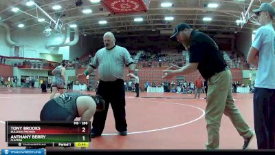 285 lbs Semifinal - Tony Brooks, Bulldog Premier vs Anthany Berry, Clinton