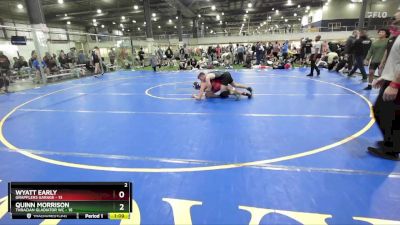 144 lbs Round 2 (4 Team) - Quinn Morrison, THRACIAN GLADIATOR WC vs Wyatt Early, GRAPPLERS GARAGE