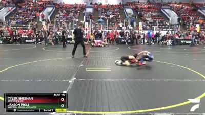 65 lbs Cons. Round 2 - Tyler Sheehan, Bedford GLWC vs Jaxson Pioli, Western Region Affiliated