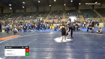 100 lbs Semifinal - Landon Reeves, Unattached vs Parker Gibson, Team Georgia