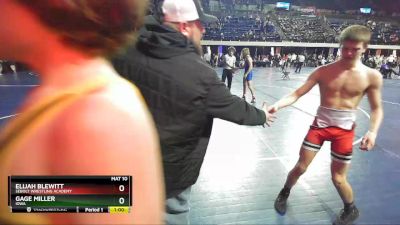 132 lbs Cons. Round 5 - Elijah Blewitt, Sebolt Wrestling Academy vs Gage Miller, Iowa