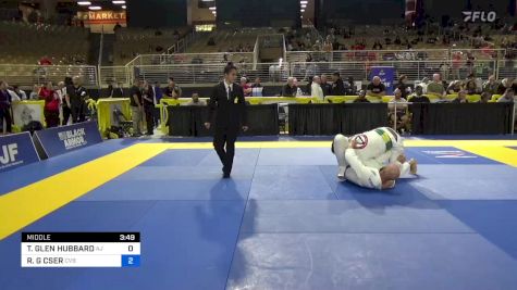 THOMAS GLEN HUBBARD vs RYAN G CSER 2024 Pan Jiu Jitsu IBJJF Championship