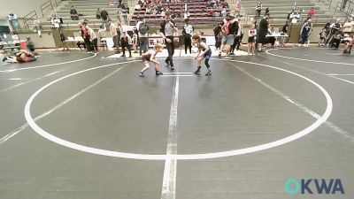 52 lbs Quarterfinal - Allister Hunter, Owasso Takedown Club vs Chris Soto, Chandler Takedown Club