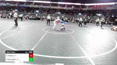 94.3-104.2 lbs Semifinal - Vivian Hayes, Shelton Wrestling Academy vs Jaidyn Alvarado, Junction City Wrestling Club