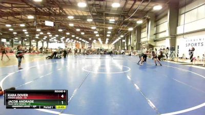 100 lbs Rd# 9- 2:15pm Saturday Final Pool - Kara Dover, Minion Green vs Jacob Andrade, Team New Mexico