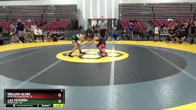 85 lbs Semis & 1st Wrestleback (8 Team) - Laz McEwen, POWA (CO) vs William Alves, Elite Ath Club DZ (IN)