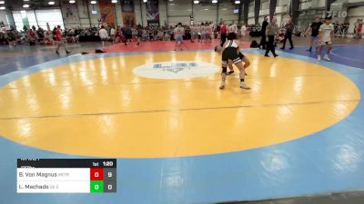 120 lbs Rr Rnd 1 - Brent Von Magnus, MetroWest United Black vs Landon Machado, D2 Ducks