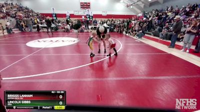 33-36 lbs Round 5 - Lincoln Gibbs, HRA vs Briggs Lanham, Eaton Reds WC