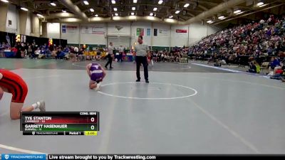 152 lbs Semis & 1st Wrestleback (8 Team) - Tye Stanton, Cambridge vs Garrett Hasenauer, Burwell