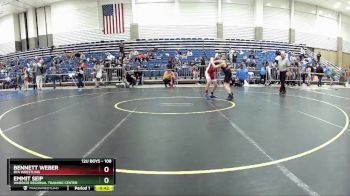 108 lbs Round 1 - Emmit Seip, Warrior Regional Training Center vs Bennett Weber, BYA Wrestling