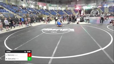 123 lbs Consi Of 8 #2 - Leo Ramirez, Bear Cave WC vs Michael Banuelos, Steel City Reloaded WC