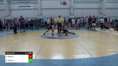 96-J lbs Round Of 16 - Kaeden Meyer, MI vs Gabriel Dozier, OH