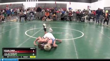 90 lbs Round 2 (8 Team) - Calan Manley, Team Missouri (MO) vs Kyler Thier, Thorn Wrestling (MN)