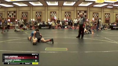 125 lbs Finals (8 Team) - Sam Lampman, American MMA & Wrestling vs Zachary Russell, Armory WA