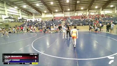 105 lbs Cons. Semi - Chloe Obuhanych, Hawaii vs Paisley Conway, Oregon