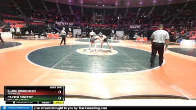 2A 170 lbs Champ. Round 1 - Blake Hinrichsen, Washington vs Carter Vincent, Grayslake (Central)