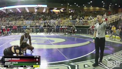 2A 182 lbs Quarterfinal - Bruno Ingalls, Pasco vs Jessey Colas, Braden River