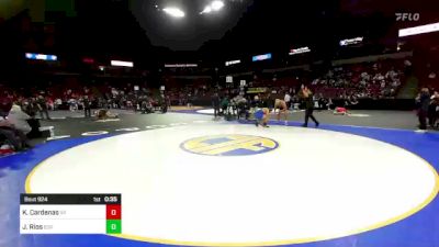 220 lbs Consi Of 16 #2 - Kevin Cardenas, Villa Park (SS) vs Jacob Rios, El Camino Real (LA)