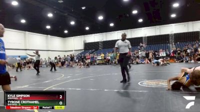 125 lbs Round 1 (4 Team) - Kyle Simpson, Dogtown vs Tyrone Crothamel, Bad Bass