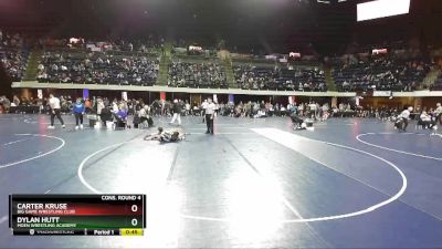 78 lbs Cons. Round 4 - Dylan Hutt, Moen Wrestling Academy vs Carter Kruse, Big Game Wrestling Club