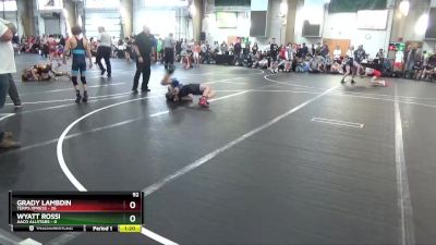 92 lbs Round 2 (4 Team) - Grady Lambdin, Terps Xpress vs Wyatt Rossi, AACO Allstars