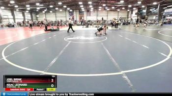 115 lbs Rd# 2 12:00pm Friday - Joel Brink, Terps Xpress vs Issac Leonard, Scorpions