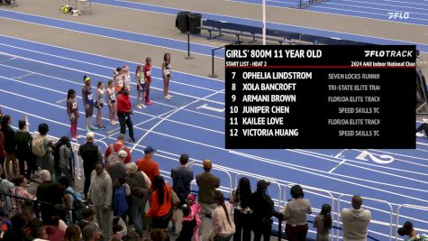 Youth Girls' 800m, Finals 2 - Age 11