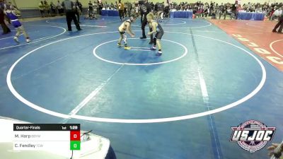 75 lbs Quarterfinal - Maddon Harp, Broken Bow Youth Wrestling vs Croix Fendley, Team Conquer Wrestling