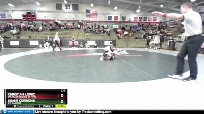 125 lbs Cons. Round 6 - Christian Lopez, Colorado School Of Mines vs Shane Corrigan, UW-Parkside