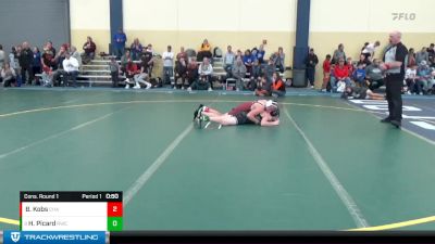 120 lbs Cons. Round 1 - Hayden Picard, Roseau Wrestling Club vs Brenden Kobs, Chatfield