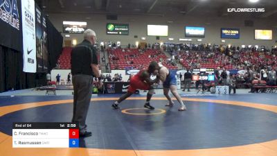 125 kg Rnd Of 64 - Ceron Francisco, TMWC/ Cavalier WC vs Trevor Rasmussen, Stanford - California RTC