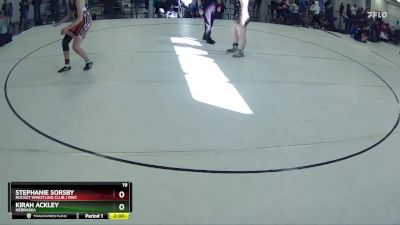 158 lbs Round 5 - Stephanie Sorsby, Rocket Wrestling Club / RWC vs Kirah Ackley, Nebraska